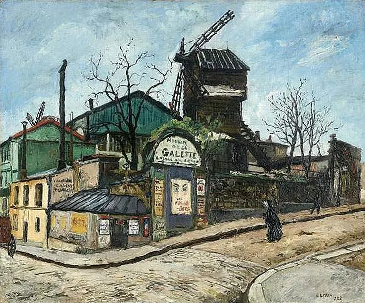Marcel Leprin - Le Moulin de la Galette, 1922