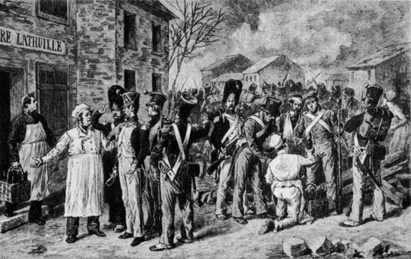 et Mr Lathuille le 30 mars 1814