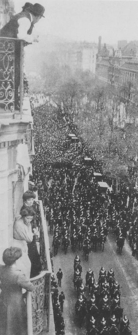 La manifestation du 17 octobre 1909