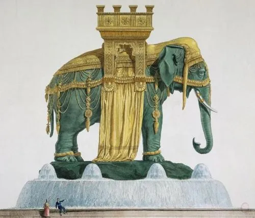 La fontaine de l'Éléphant