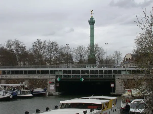 Entrée du tunnel du canal St Martin