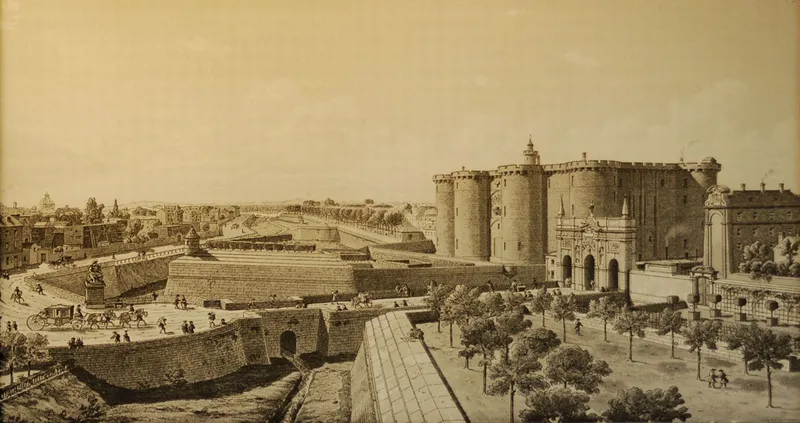 Vue générale de la Bastille