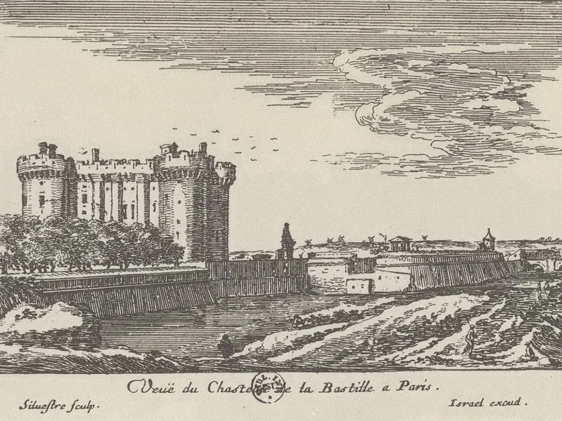 Les fossés de la Bastille par Israël Silvestre