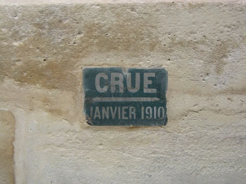 Fontaine Trogneux crue 1910