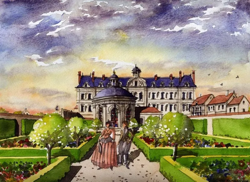 Marguerite de FRANCE, dite la reine MARGOT — son palais et la chapelle des augustins