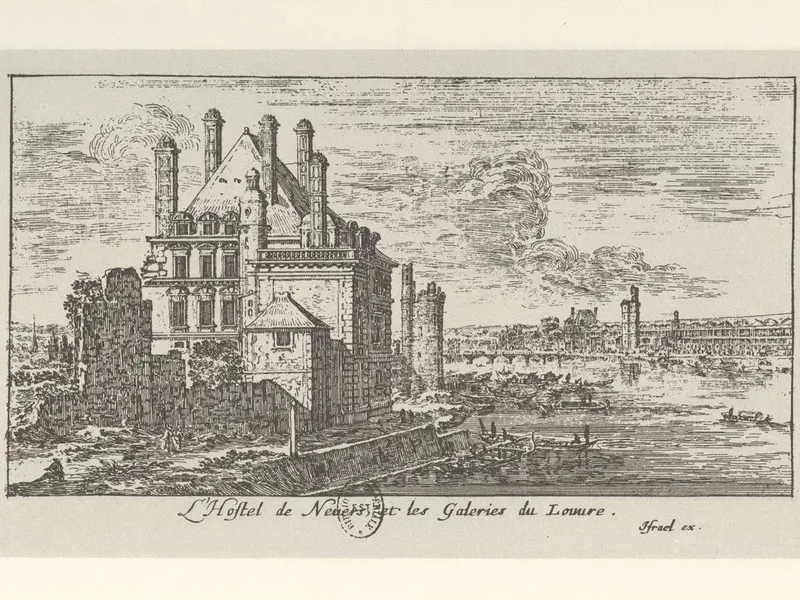 Hôtel de Nevers 17ème par Israël Silvestre
