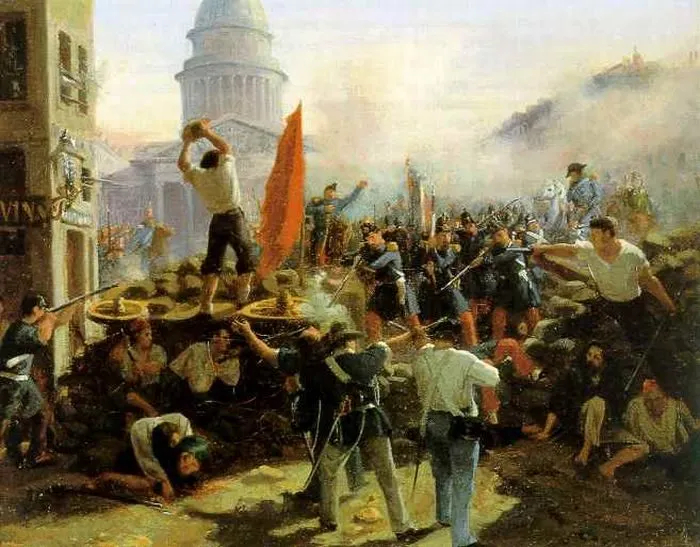 Barricade Juin par Horace Vernet
