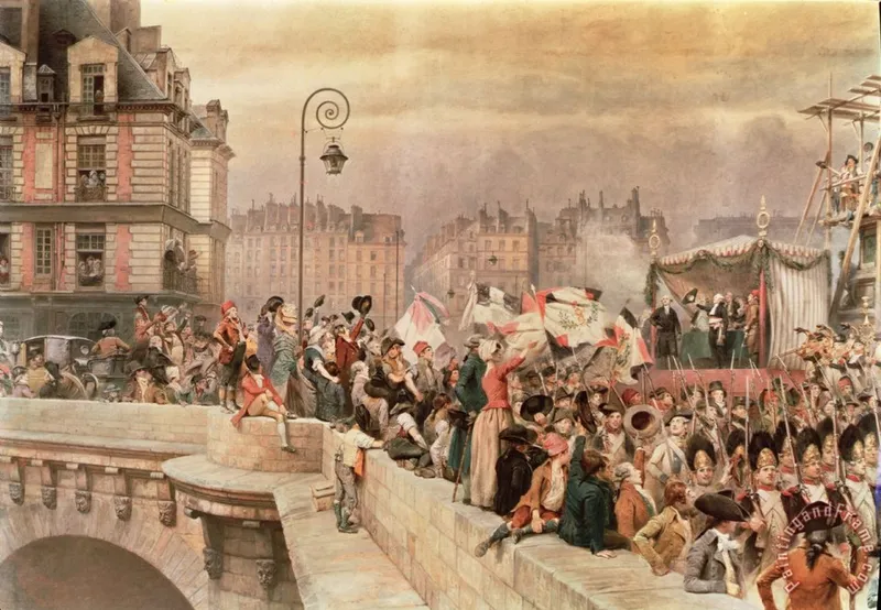 Enrôlement des Volontaires en 1792