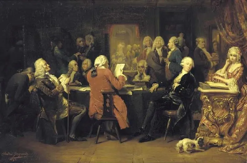 Voltaire au café Procope