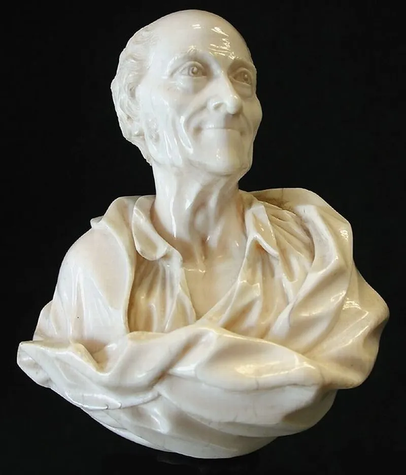 VOLTAIRE — son buste par Rosset