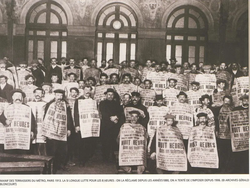Bourse du travail Terrassiers du métro 1913
