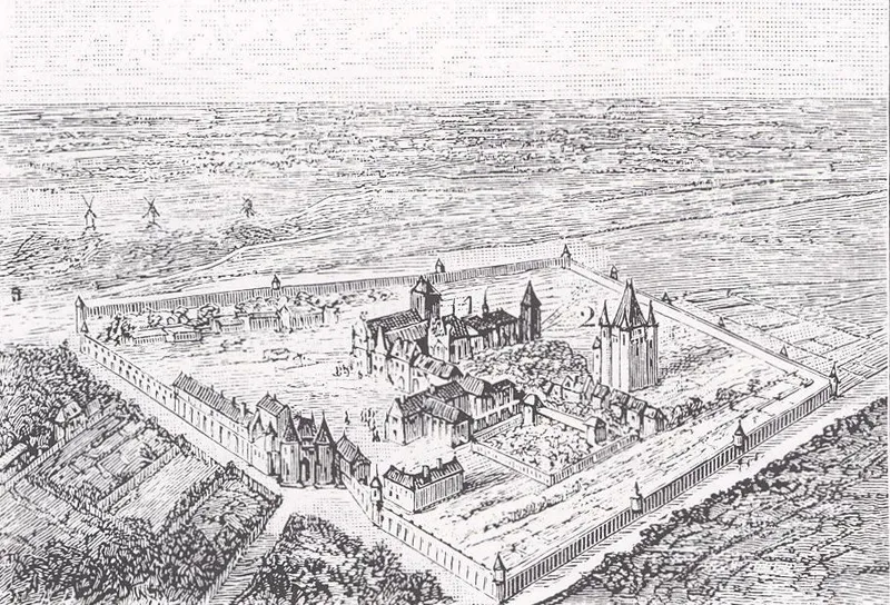 Enclos du Temple sous Philippe Auguste