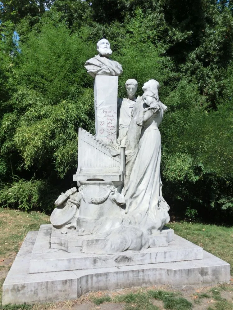 Charles GOUNOD, sa statue parc Monceau
