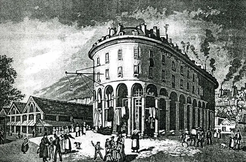 L'ancien Marché du Temple, la rotonde