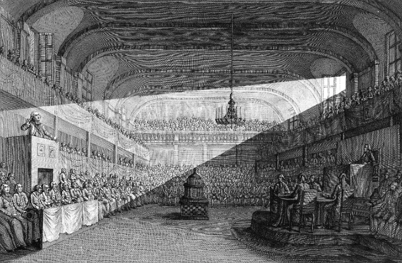Henri GRÉGOIRE, dit l'abbé GRÉGOIRE, à la tribune de l'Assemblée Constituante