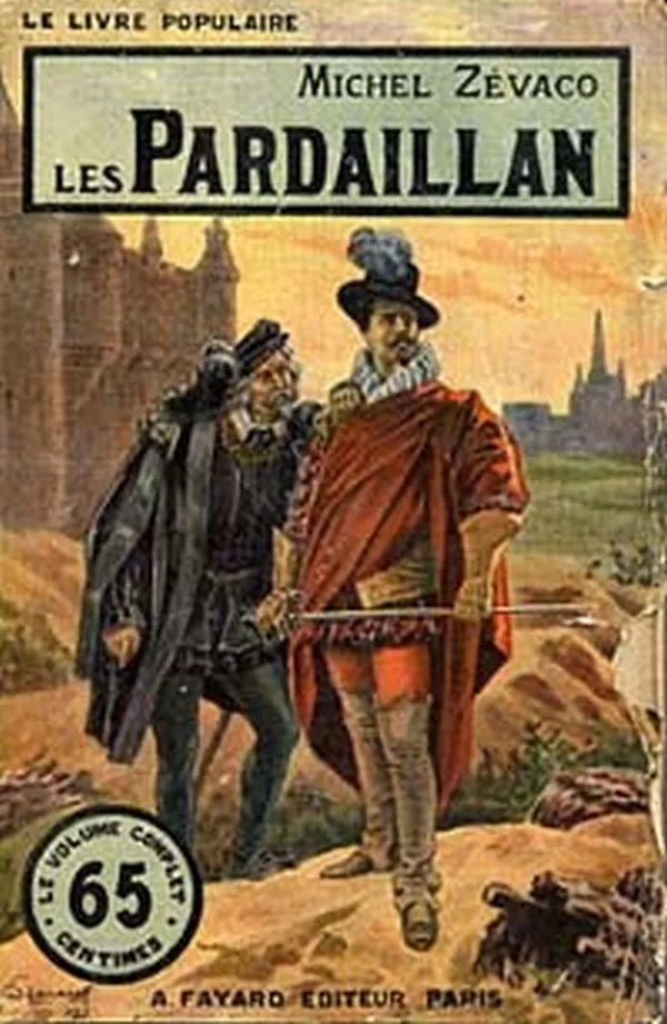 Michel ZÉVACO, couverture d'un volume des Pardaillan