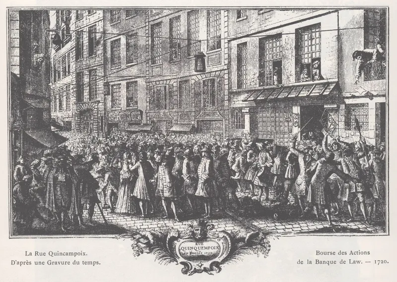 John LAW de LAURISTON, sa banque rue Quincampoix