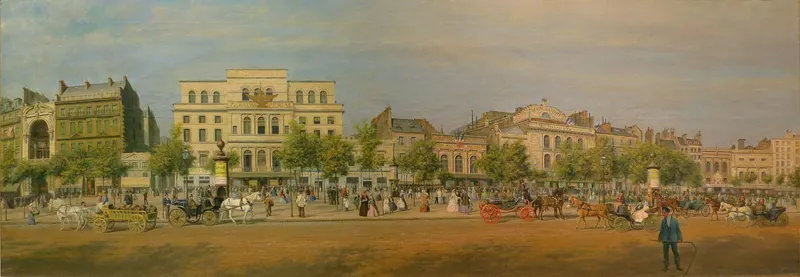 Le boulevard du Crime en 1862
