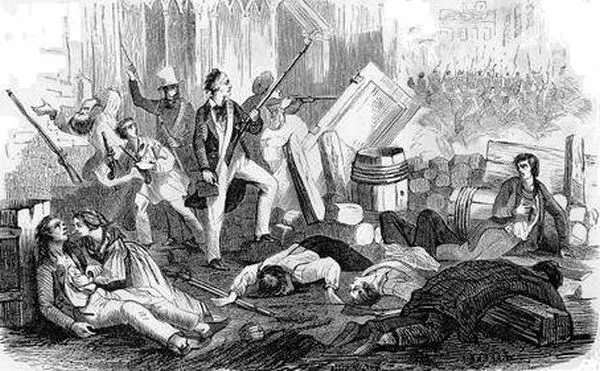 Barricade en 1832