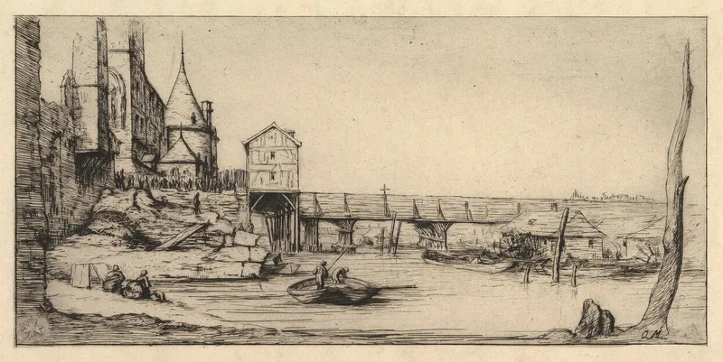 Le Pont au Change — démolition des maisons qu'il portait, passerelle qui le remplaçait après l'incendie de 1621