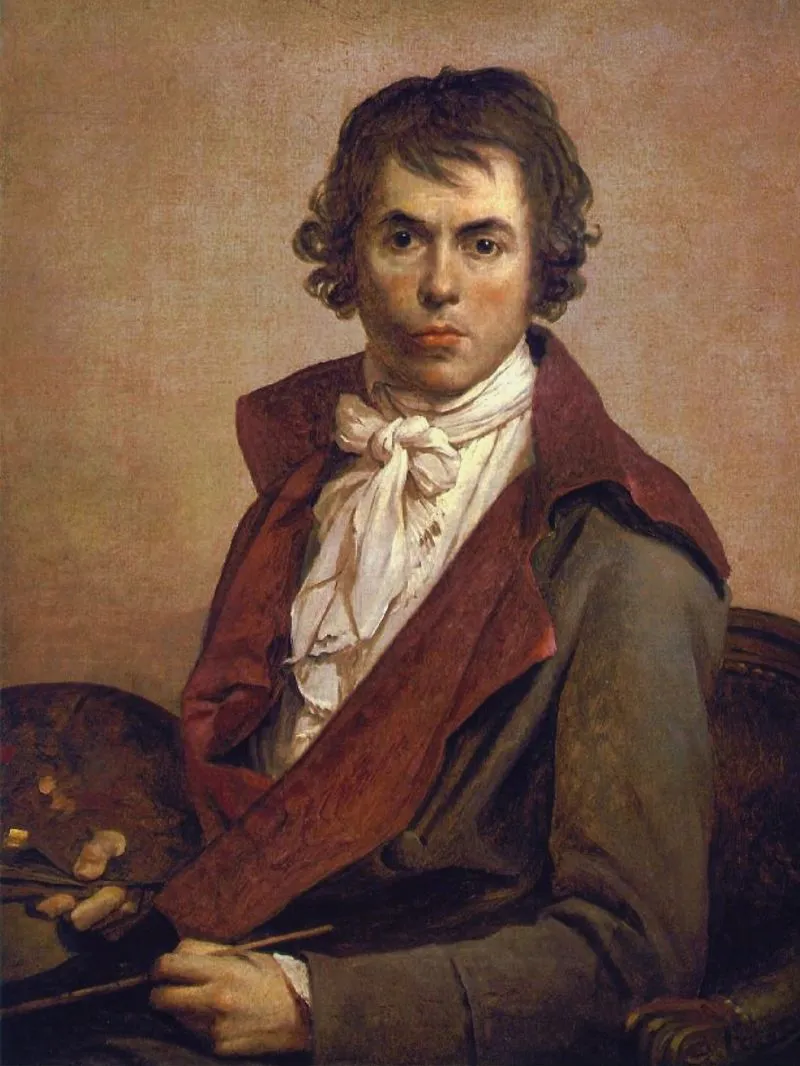 Jacques-Louis DAVID. Autoportraits