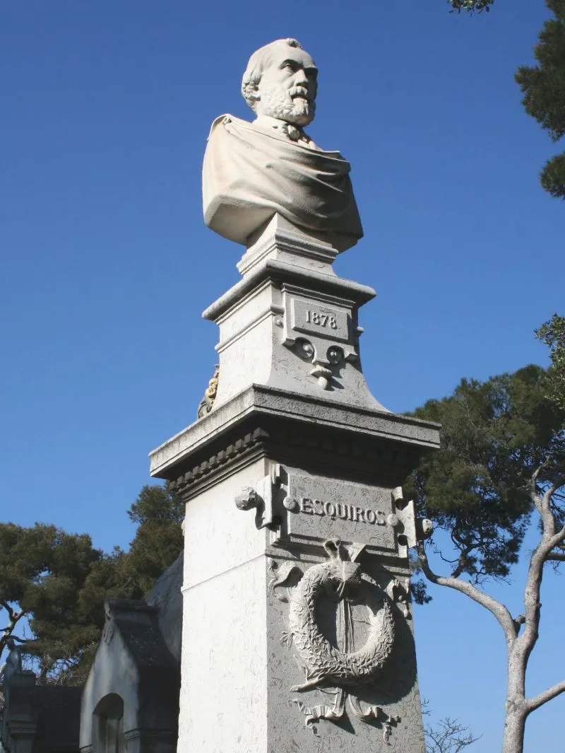 Alphonse ESQUIROS. Sa tombe à Marseille