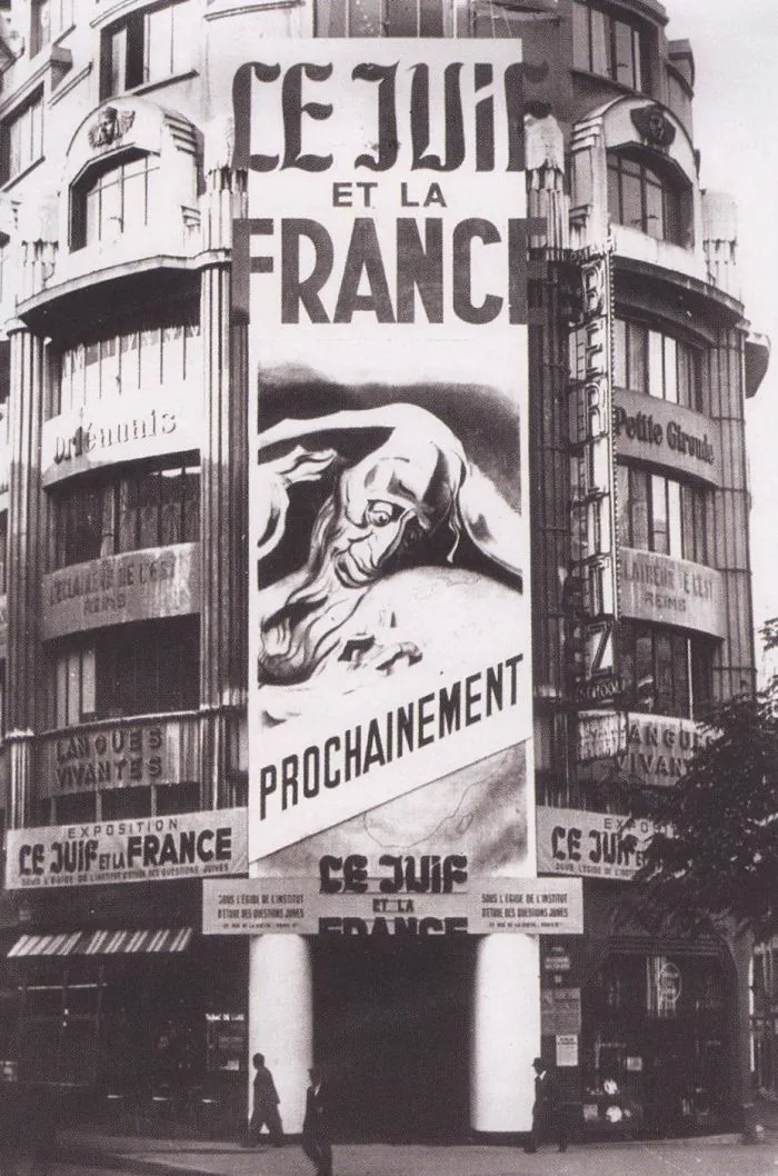 Le « Palais Berlitz ». Exposition de propagande nazie « Le Juif et la France » pendant l'Occupation