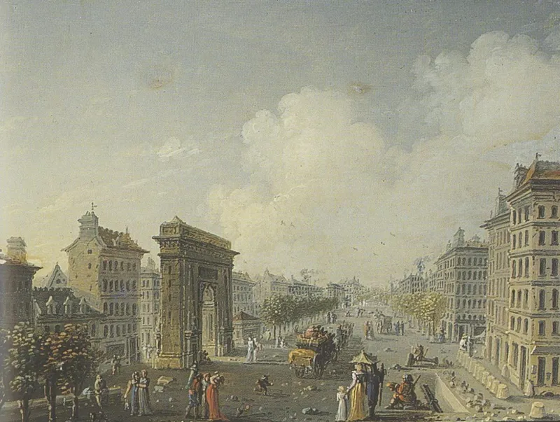 La porte Saint-Denis en 1789