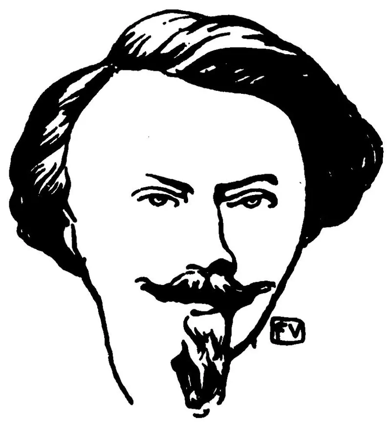 Auguste VILLIERS de L'ISLE-ADAM, par Félix Valloton