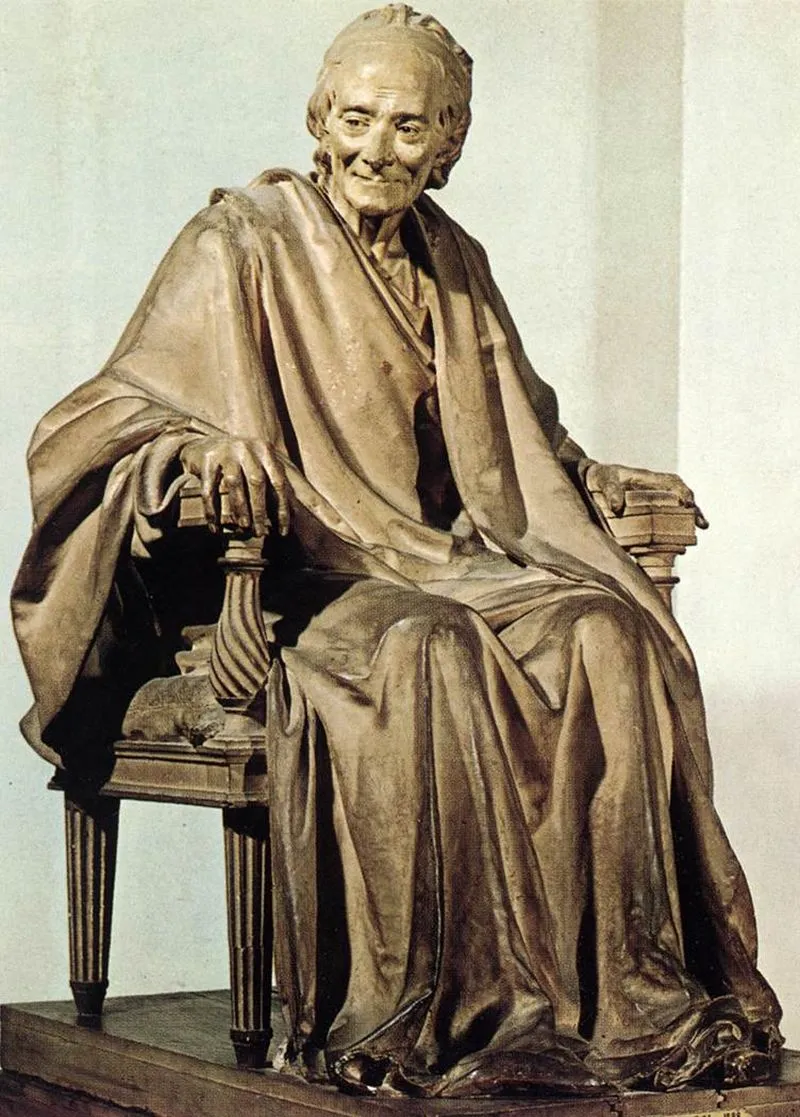 François-Marie AROUET, alias VOLTAIRE, par Houdon