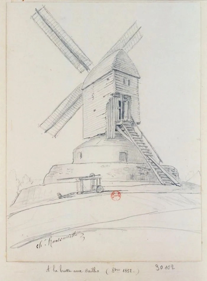 Un moulin sur la Butte aux Cailles