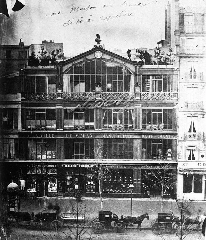 Félix TOURNACHON, dit NADAR. Autoportrait — Son atelier boulevard des Capucines
