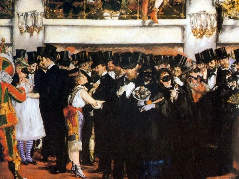 Édouard MANET — Un Bal masqué à l'Opéra