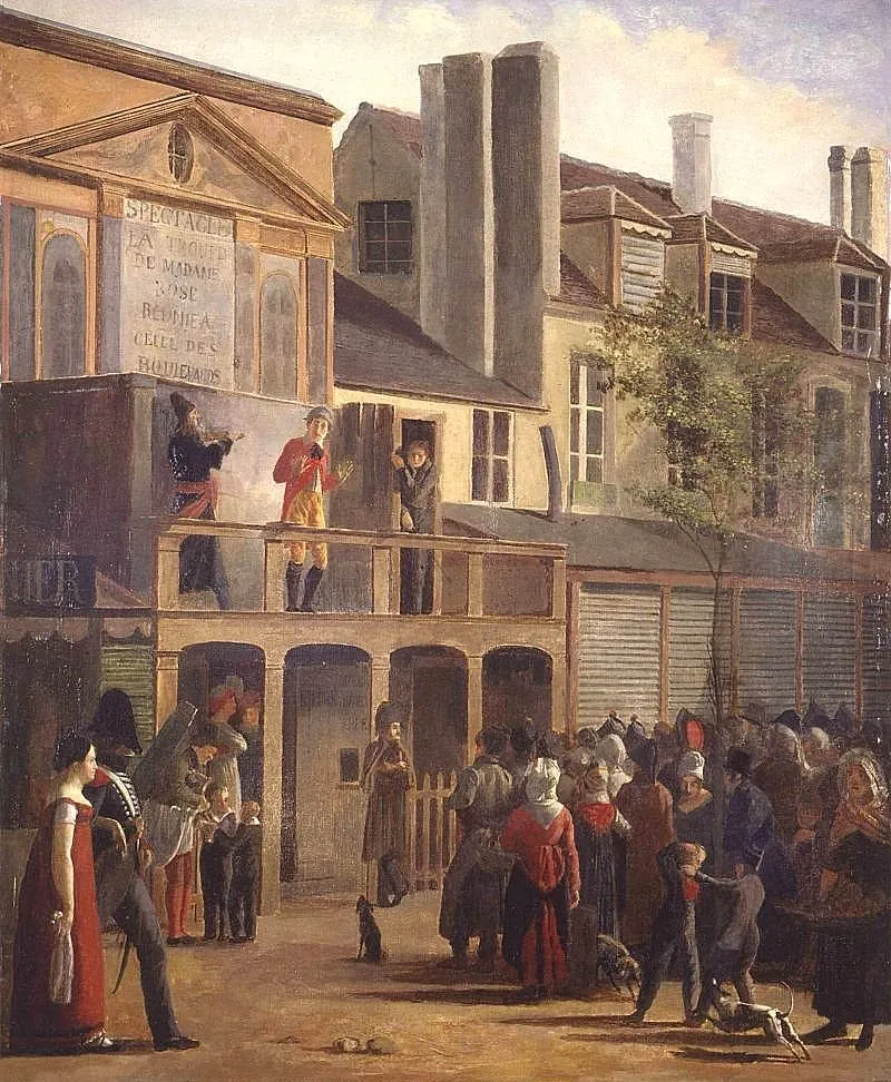 BOBÈCHE — Parade aux Délassements comiques, avec GALIMAFRÉ