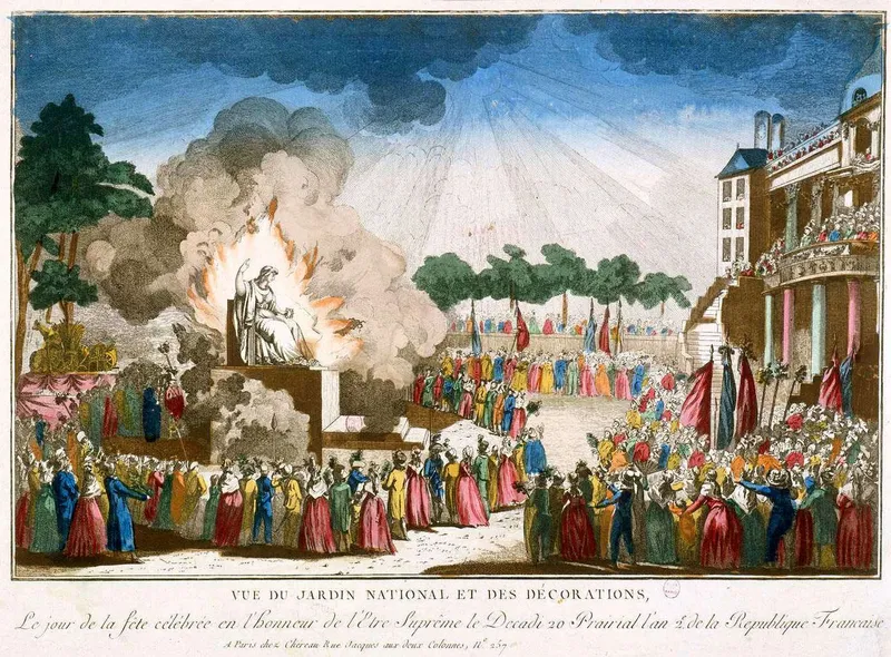 La Fête de l'Être suprême aux Tuileries