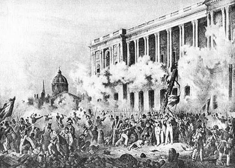 Assaut du Louvre 29-7-1830