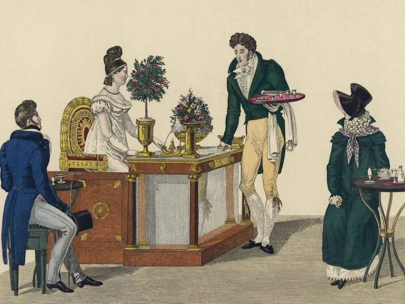 Café des Mil colonnes La Belle Limonadière 1827