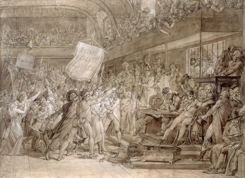 Manège 10-8-1792 par François Gérard