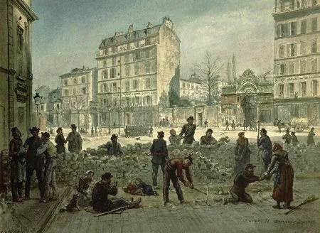 Barricade sous la Commune par Arnaud-Durbec
