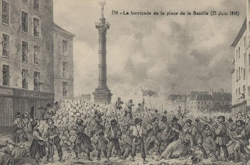 Barricade en Juin 1848