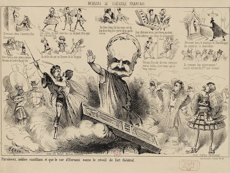La bataille d'Hernani