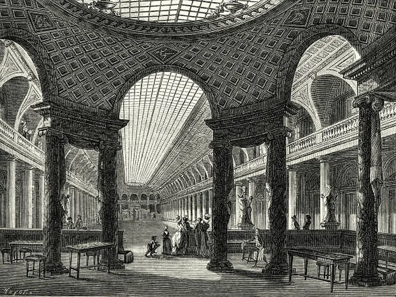 Le cirque du Palais-Royal, par Theodor Josef Hubert Hoffbauer