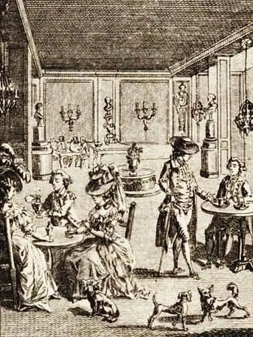 Café du Caveau vers 1790