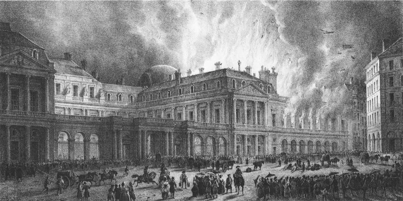 Incendie de l'Opéra du Palais-Royal en 1781