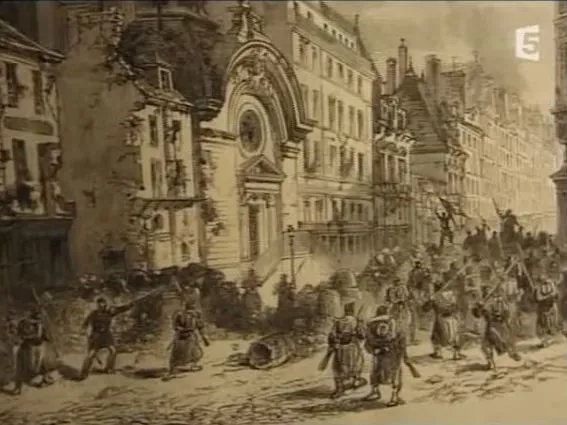Barricade pendant la Semaine sanglante