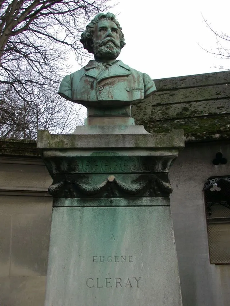 La tombe d'Eugène Cléray, 71e division.