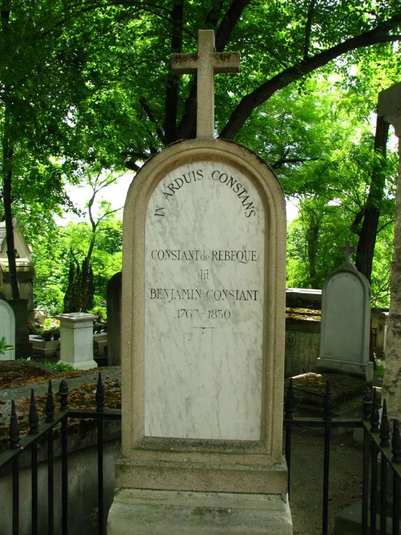 La tombe de Benjamin Constant.