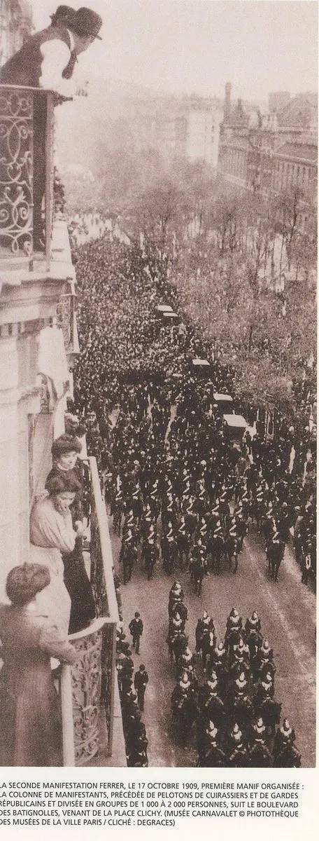 Manifestation Ferrer 17-10-1909