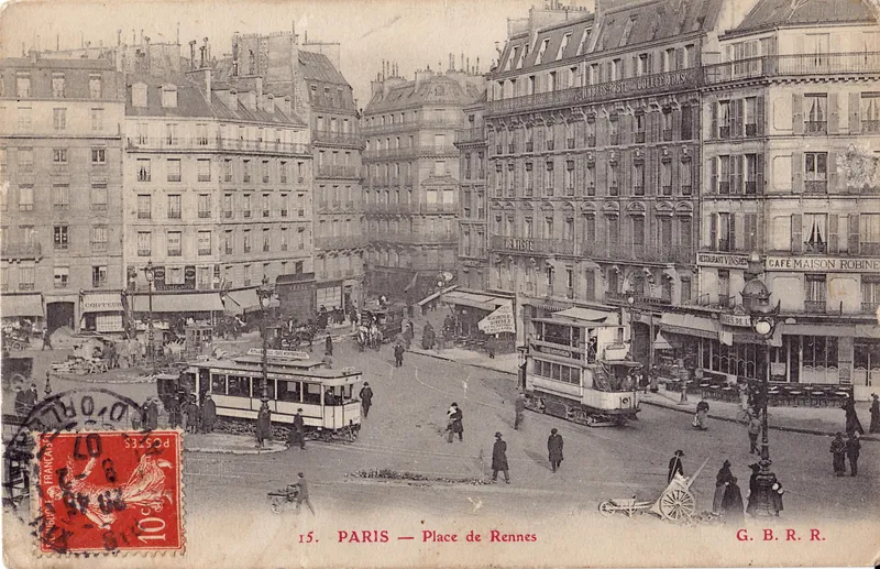 Montparnasse 1ère partie : de l'ancienne gare au métro Vavin ; plutôt "intello", la révolution...