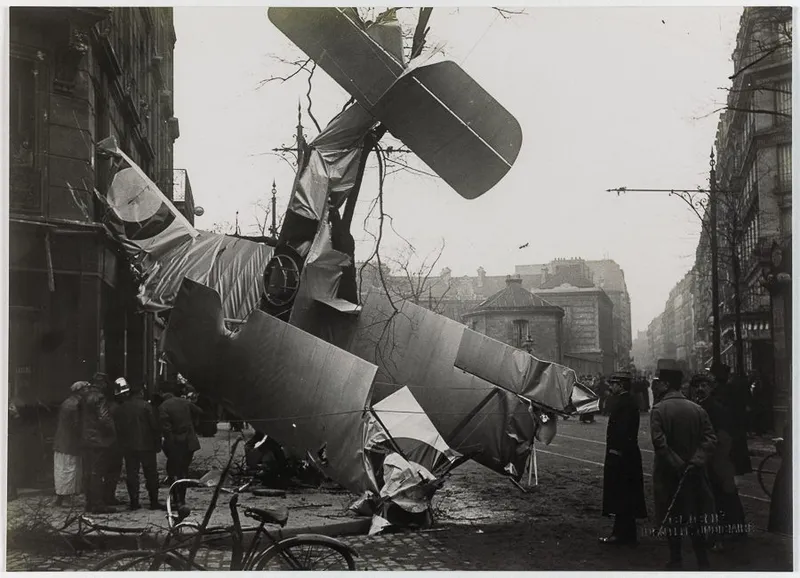 Avion français tombé le avril 1917